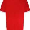 Uptheir Kiki Colour Block Crew Neck T-Shirt - Red