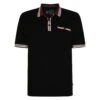 Kam Pique Tipped Short Sleeved Polo Shirt - Black -Famous Menswear Store tumbnail bea81a35 7089 43b5 b9ee fe8ebc6a0147