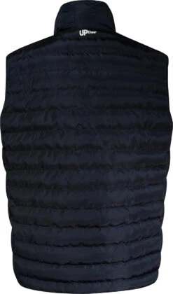 Uptheir Nase Full Zip Puffer Gilet - Navy