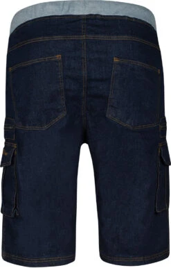 Uptheir Aragon TALL Ribbed Waistband Denim Shorts Dark Blue -Famous Menswear Store tumbnail c20c52a7 820e 448d bd70 4fc4ac747186