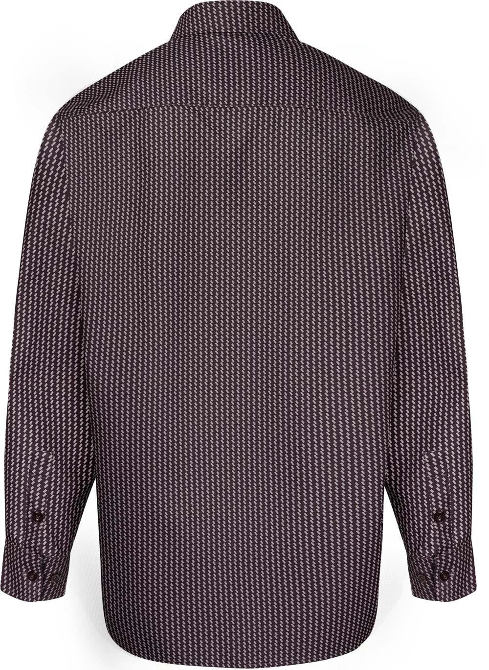 Uptheir Kura All Over Dobby Print Shirt - Granite Grey 5 Uptheir Kura All Over Dobby Print Shirt - Granite Grey - Image 3