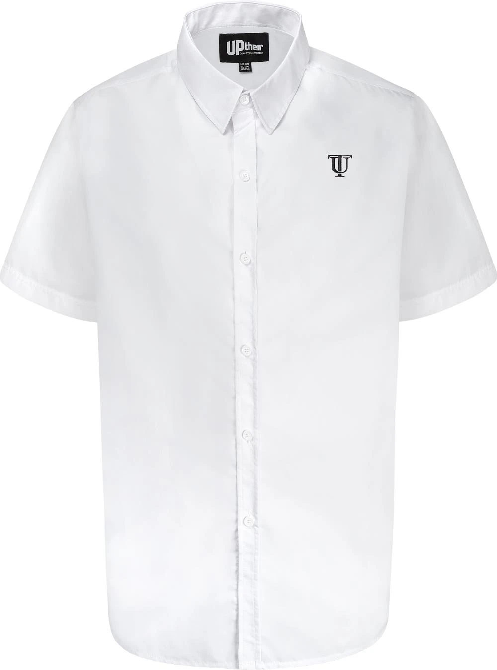 Uptheir Harvard Classic Short Sleeve Shirt - White 3 Uptheir Harvard Classic Short Sleeve Shirt - White