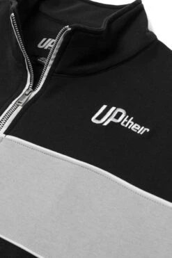 Uptheir Clear Mind Chest Stripe Gilet - Black Grey -Famous Menswear Store tumbnail c3c559b8 d3dc 49ed 9b1f 57b8cb2d9dc6 1