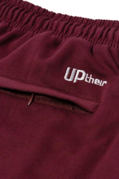 Uptheir Pulse Angled Panel Joggers - Burgundy -Famous Menswear Store tumbnail c46938ea 2696 4f9e ae71 3e1ee3352094 1