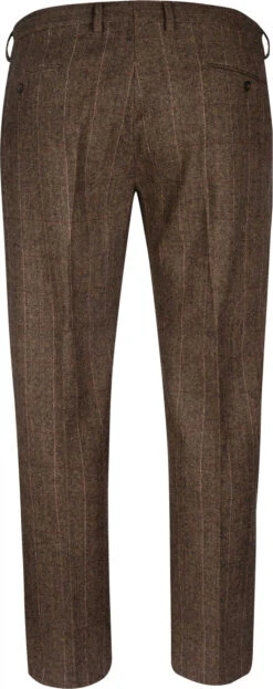 Uptheir Fife Formal Tweed Suit Trousers - Brown