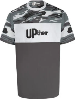 Uptheir Kris Upper Panel Camouflage T-Shirt - Grey -Famous Menswear Store tumbnail c6731859 7711 4dd1 b24b bd838e5f1401