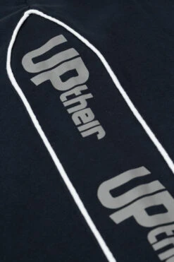 Uptheir Pierce Branded Tape Panel Joggers - Navy -Famous Menswear Store tumbnail c8b06a98 3eb3 4982 99ba daafda30f465