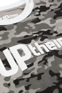 Uptheir Flok Camouflage Print Crew Neck T-Shirt - Grey 7 Uptheir Flok Camouflage Print Crew Neck T-Shirt - Grey -Famous Menswear Store tumbnail c95d7578 4066 4441 9d4c 584a3855f354