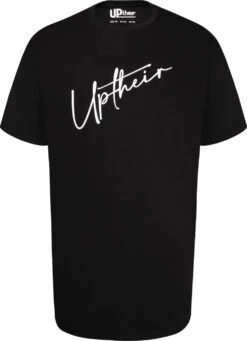 Uptheir Luxury Script Logo T-Shirt - Black -Famous Menswear Store tumbnail c9df046c 5a31 45b5 beac b6b59f3625dd