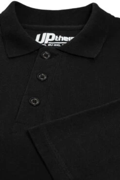 Uptheir Cyprus TALL Long Sleeve Polo Shirt - Black -Famous Menswear Store tumbnail cc24b43a aaf7 4427 a9fa c546bed1afbc
