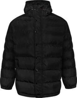 Uptheir Calypso Full Zip Hooded Puffer Jacket - Black -Famous Menswear Store tumbnail ccc32dcd 6c9b 49bb aa80 16f5285ca740 1