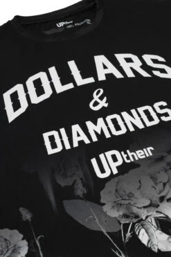 Uptheir Dollars And Diamonds Sublimation T-Shirt - Black -Famous Menswear Store tumbnail ccd8c6b1 f4f5 49c3 8450 aa9a75e2a40b