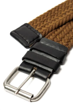 Uptheir Coby Comfortable Braided Belt - Beige -Famous Menswear Store tumbnail cf5d1222 0081 4070 9010 14ca970b501b
