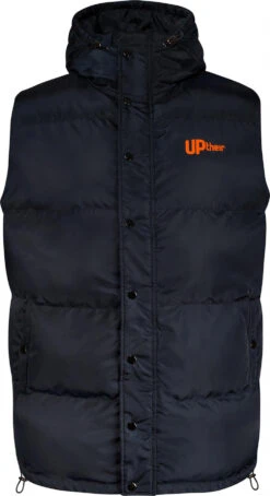 Uptheir Koi Full Zip Hooded Puffer Gilet - Navy -Famous Menswear Store tumbnail cf8a2f7c e6de 4c6e a300 28b8a55aa217 1