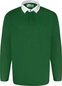Uptheir Aspen Contrast Colour Collar Polo - Dark Green -Famous Menswear Store tumbnail d1164f87 0689 4894 a85b 3852813fddd1