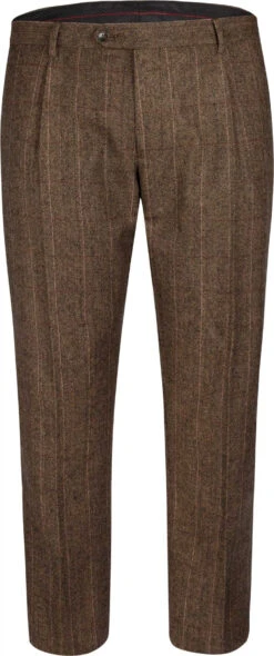 Uptheir Fife Formal Tweed Suit Trousers - Brown -Famous Menswear Store tumbnail d25019f4 4dac 4013 8990 de8854f0aac2 2