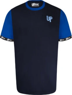 Uptheir Octagon Crew Neck Cut And Sew T-Shirt - Navy -Famous Menswear Store tumbnail d3855f6e 30cc 4e33 81cd 838f1e9747f7