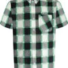 Uptheir Seville Short Sleeve Checked Shirt - Green -Famous Menswear Store tumbnail d38f9ea4 d755 49eb 88c4 3a661d3def2e