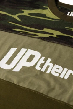 Uptheir Kris Upper Panel Camouflage T-Shirt - Green -Famous Menswear Store tumbnail d3fe6e2a 64ce 40fd 8fd3 3b126f198eec