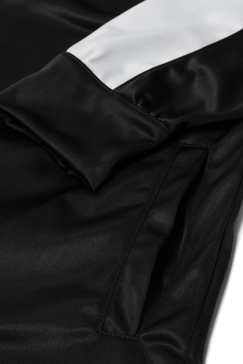 Uptheir Tribulations Zip Through Poly Track Top - Black 5 Uptheir Tribulations Zip Through Poly Track Top - Black - Image 3