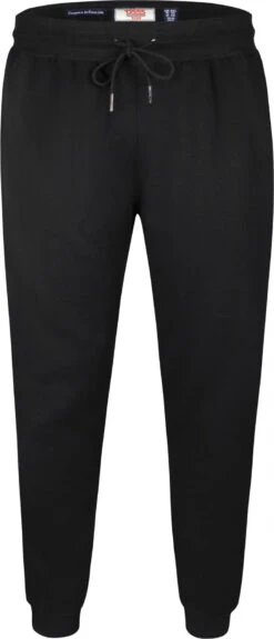Duke D555 Brandon Cuffed Jogger With Side Pockets - Black