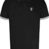 Uptheir Added TALL Tipped Contrast Collar Polo Shirt -Black -Famous Menswear Store tumbnail d6c6d2a1 e1bd 4968 97e7 1db999753d55