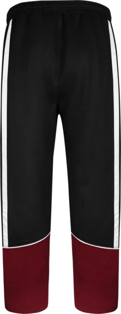 Uptheir Carr Contrast Colour Panel Joggers - Black Cabernet