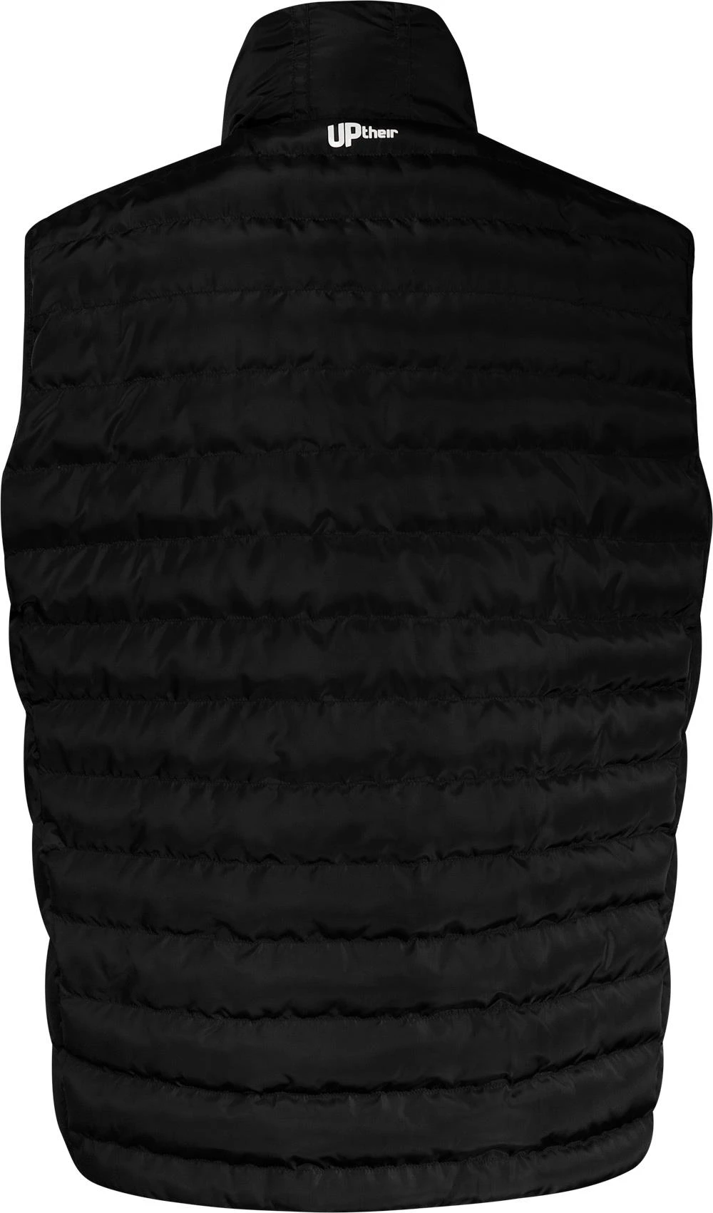 Uptheir Nase Full Zip Puffer Gilet - Black 3 Uptheir Nase Full Zip Puffer Gilet - Black