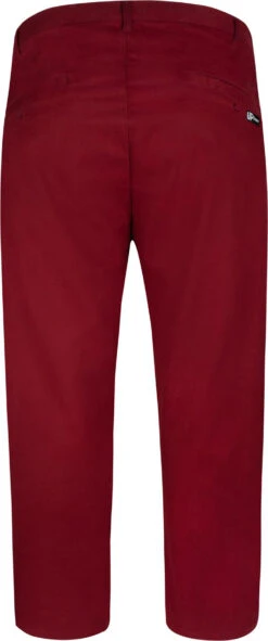 Uptheir Junction Stretch Chino Trouser - Burgundy