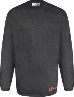 Uptheir Moped Marl Effect Pyjama Set - Carbon Black