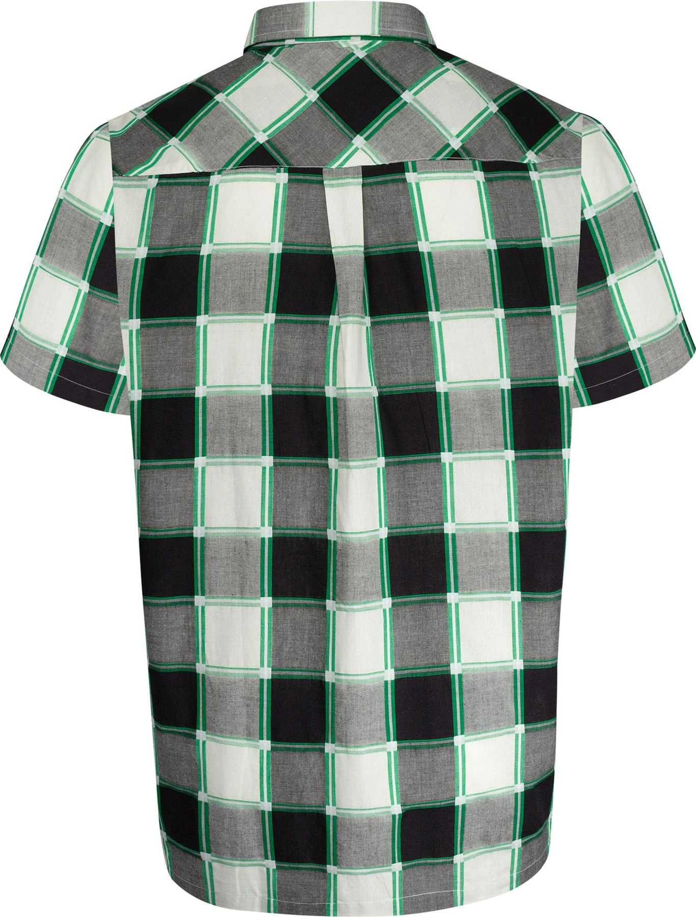 Uptheir Seville Short Sleeve Checked Shirt - Green 5 Uptheir Seville Short Sleeve Checked Shirt - Green - Image 3