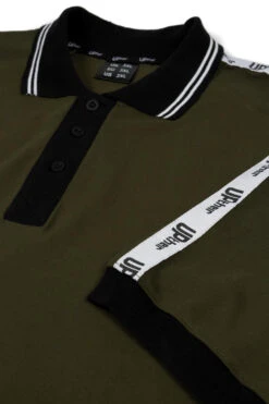 Uptheir Rapid Fire Classic Tape Polo - Olive -Famous Menswear Store tumbnail dbe66e49 cd3c 43bb 8b1d 9ea44dd827ab