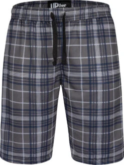 Uptheir Kenobi Check Print V-Neck SS Pyjama Set - Grey -Famous Menswear Store tumbnail dcc674e6 f2e6 4a02 a724 7c9098f4ed1d