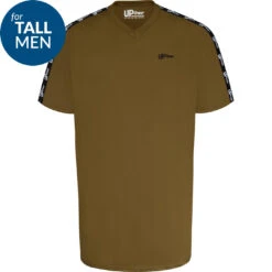 Uptheir Tri Two TALL Shoulder Tape V-Neck T-Shirt - Green 7 Uptheir Tri Two TALL Shoulder Tape V-Neck T-Shirt - Green -Famous Menswear Store tumbnail dd327e68 9e69 42ec 9ee0 2d70bc09506d