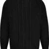 Uptheir Stockton Cable-Knit Half Zip Jumper - Black -Famous Menswear Store tumbnail dd35466f 94b5 421d 9073 1610d3970978 1