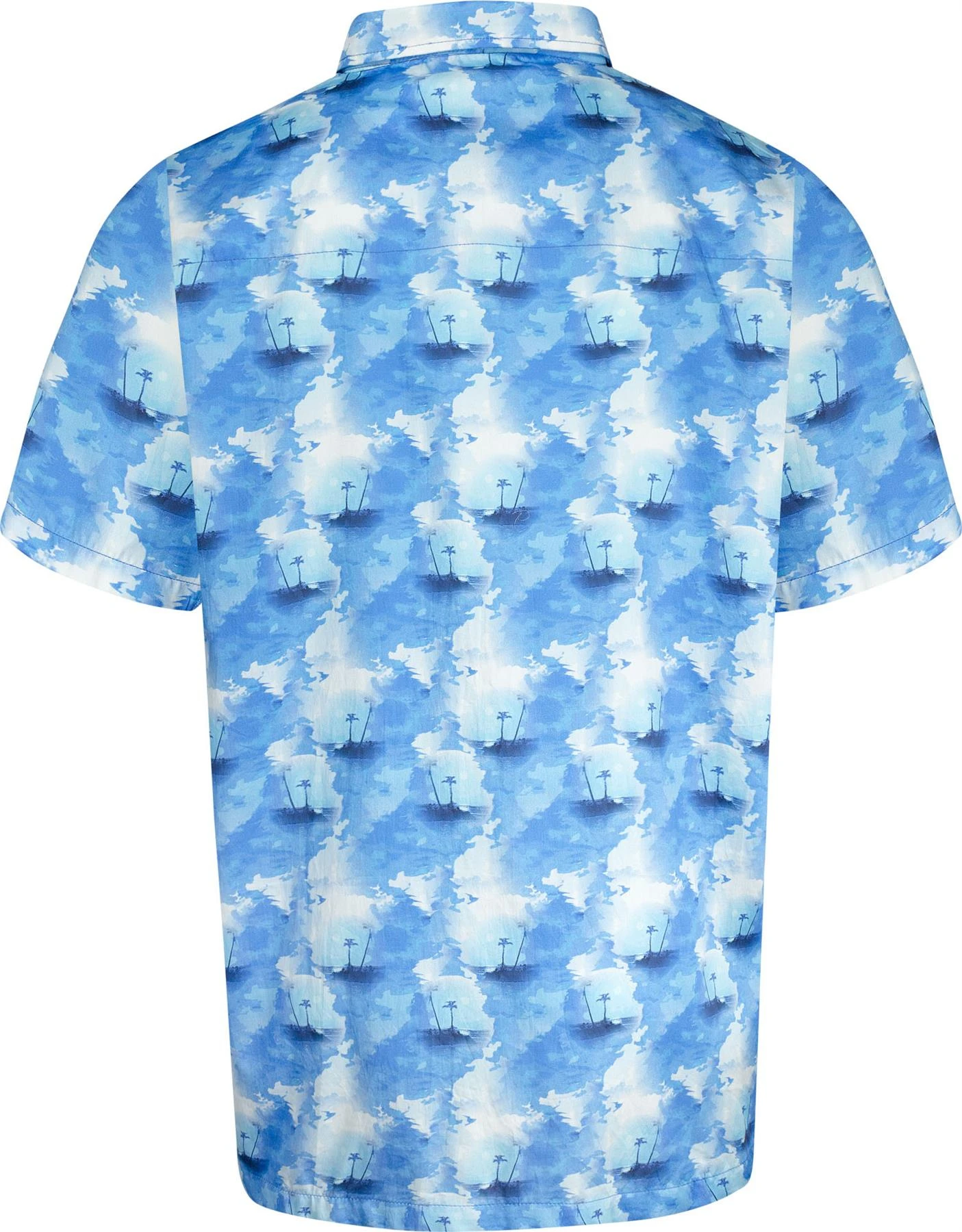 Uptheir Carn Ombre Desert Island SS Shirt - Blue 5 Uptheir Carn Ombre Desert Island SS Shirt - Blue - Image 3