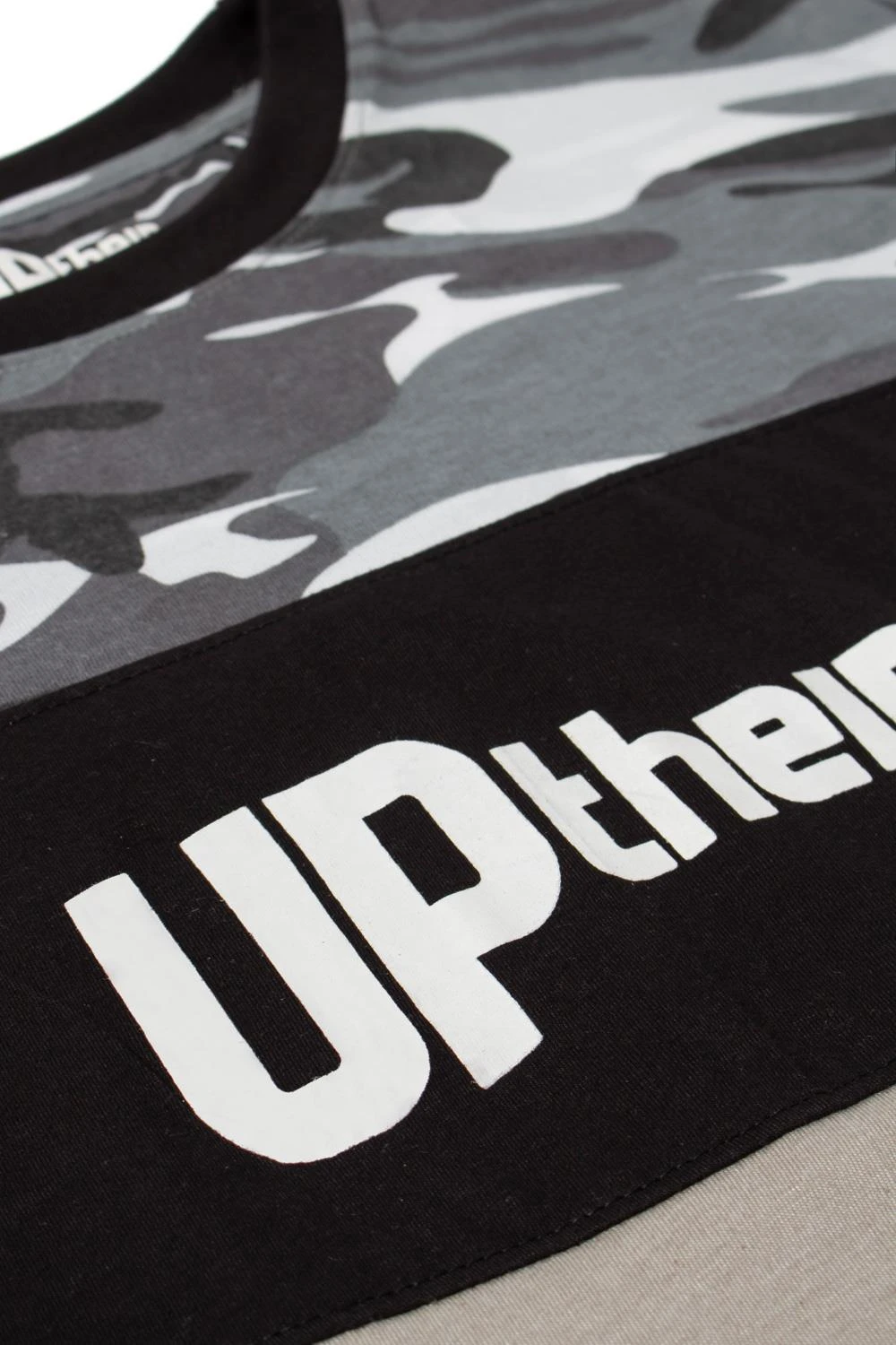 Uptheir Kris Upper Panel Camouflage T-Shirt - Blue 5 Uptheir Kris Upper Panel Camouflage T-Shirt - Blue - Image 3
