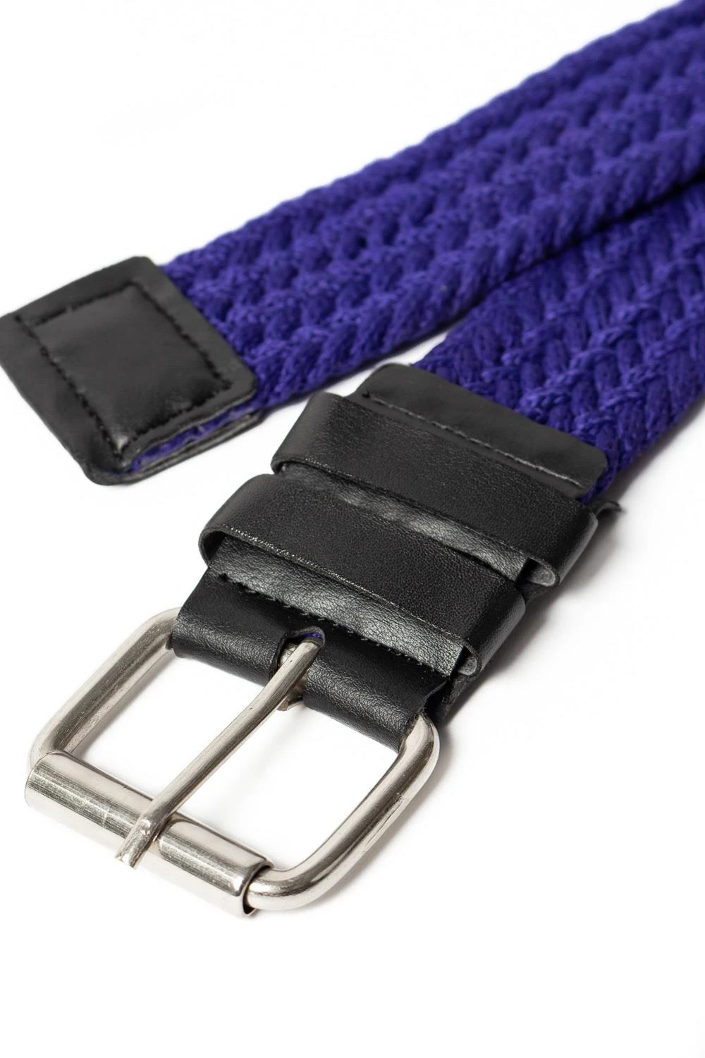 Uptheir Coby Comfortable Braided Belt - Navy 5 Uptheir Coby Comfortable Braided Belt - Navy - Image 3