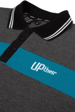 Uptheir So Clever Colour Block Polo - Grey -Famous Menswear Store tumbnail e3aba7b3 875e 49de 8736 ef0d06673b1b