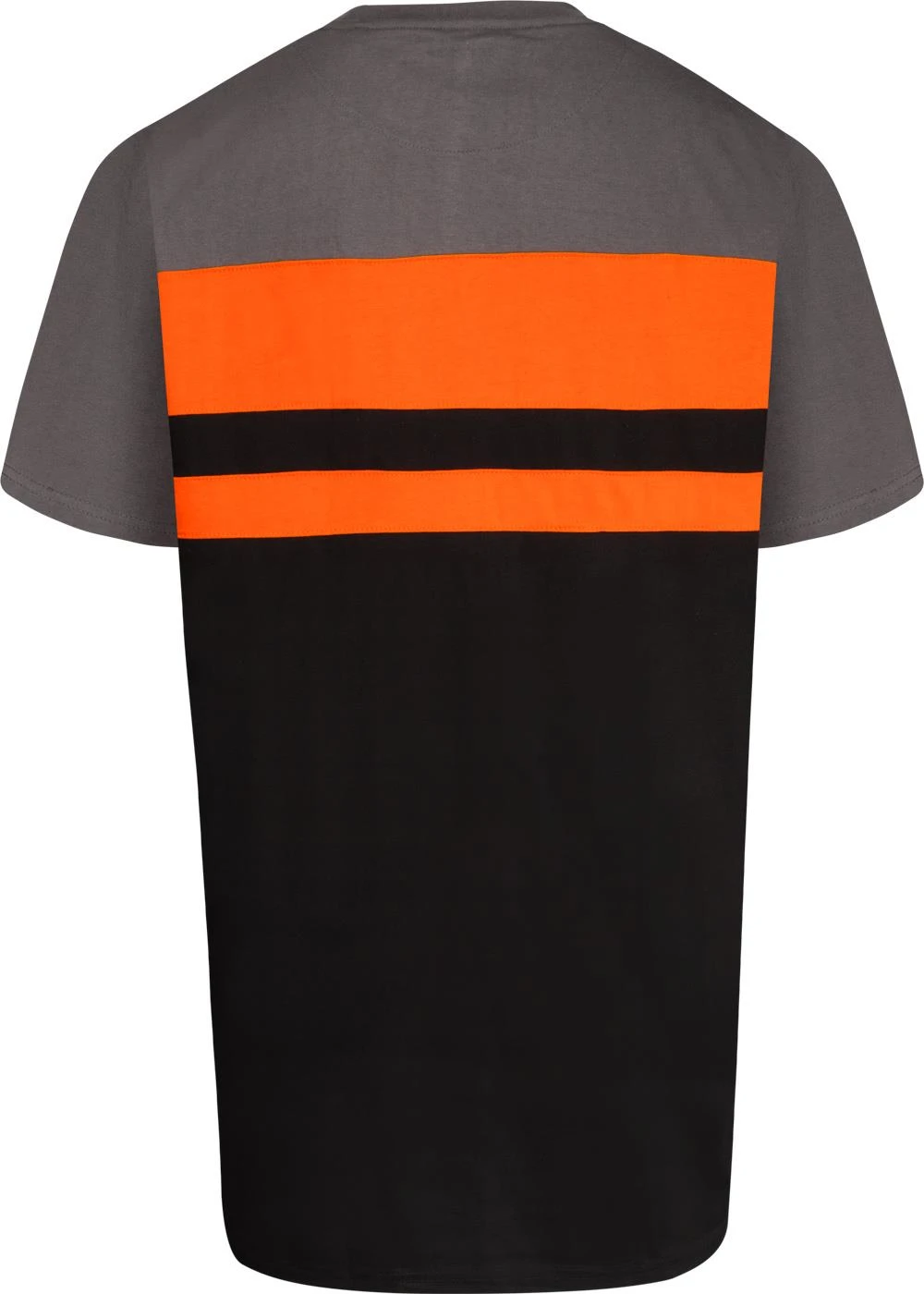 Uptheir Hexagon TALL Colour Block T-Shirt - Orange 5 Uptheir Hexagon TALL Colour Block T-Shirt - Orange - Image 3