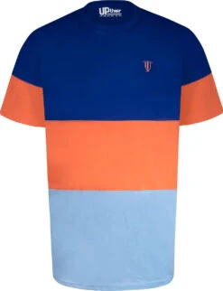 Uptheir Clivey Crew Neck Colour Block T-Shirt - Blue 6 Uptheir Clivey Crew Neck Colour Block T-Shirt - Blue -Famous Menswear Store tumbnail e53ab341 1d48 46b6 b69a ddd2e647bdff