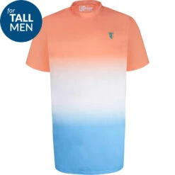Uptheir Vibe One TALL Fade Effect T-Shirt - Peach Blue 7 Uptheir Vibe One TALL Fade Effect T-Shirt - Peach Blue -Famous Menswear Store tumbnail e60b845f 0797 4afe 8ed5 e5168756b3ad