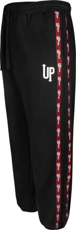 Uptheir Boyne Branded Twin Tape Side Joggers - Black -Famous Menswear Store tumbnail e656b840 fe95 452d b03b 5fb4a8f1870f