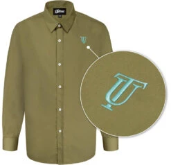 Uptheir Oxford Formal Long Sleeve Shirt - Olive Branch 6 Uptheir Oxford Formal Long Sleeve Shirt - Olive Branch -Famous Menswear Store tumbnail e68b7c56 7f4f 4a4a 9867 c5f8ab2b928c
