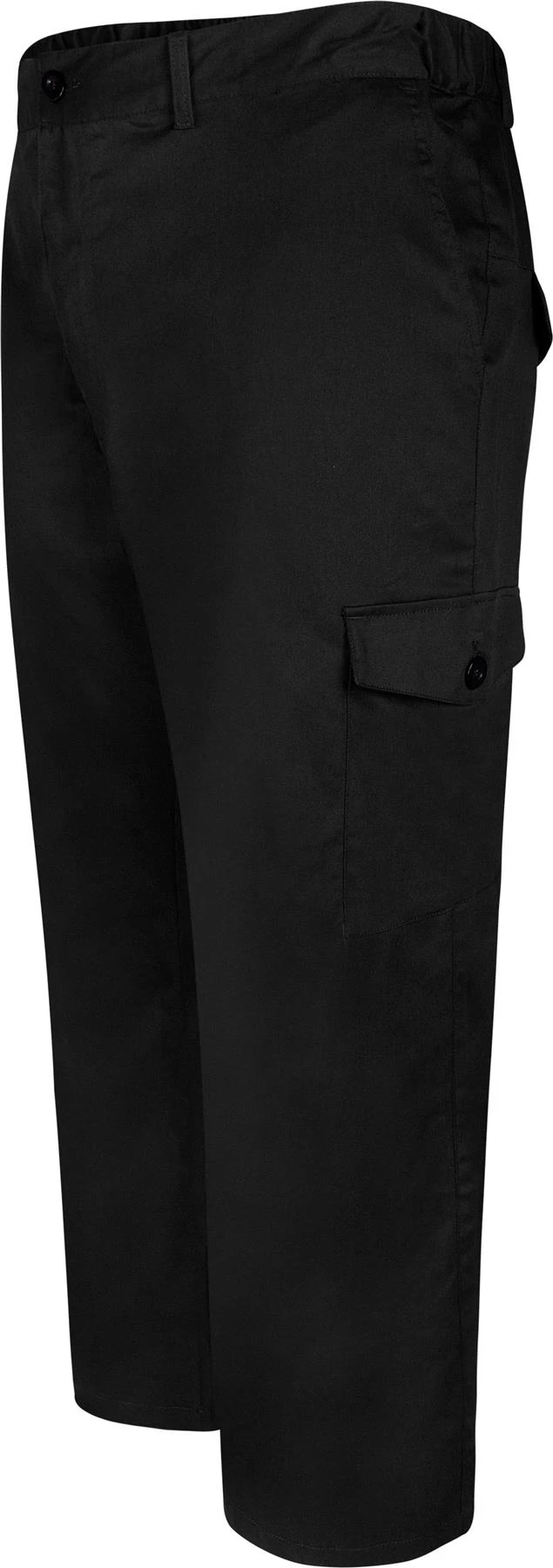 Uptheir Mali Elasticated Waist Cargo Pants - Jet Black 4 Uptheir Mali Elasticated Waist Cargo Pants - Jet Black - Image 2