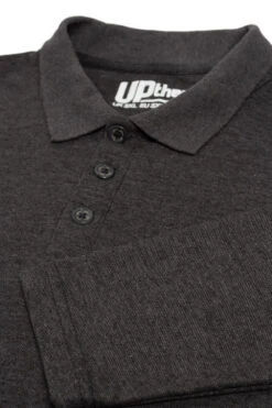 Uptheir Cyprus Mens Long Sleeve Polo Shirt - Charcoal 7 Uptheir Cyprus Mens Long Sleeve Polo Shirt - Charcoal -Famous Menswear Store tumbnail e6b05bc1 2bea 4e25 b76f 18603852db2d