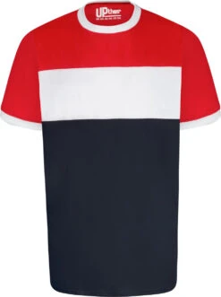 Uptheir Kiki Colour Block Crew Neck T-Shirt - Red -Famous Menswear Store tumbnail e746dd35 d3e8 4085 ad71 bc60e00c50e8