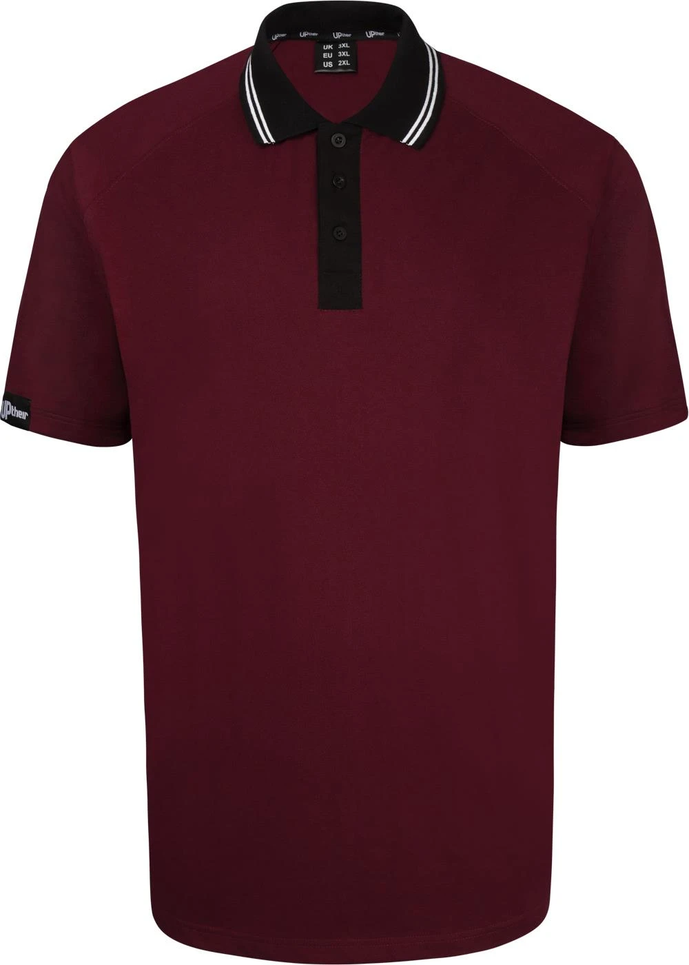Uptheir Yankee Twin Tipped Polo - Burgundy 3 Uptheir Yankee Twin Tipped Polo - Burgundy