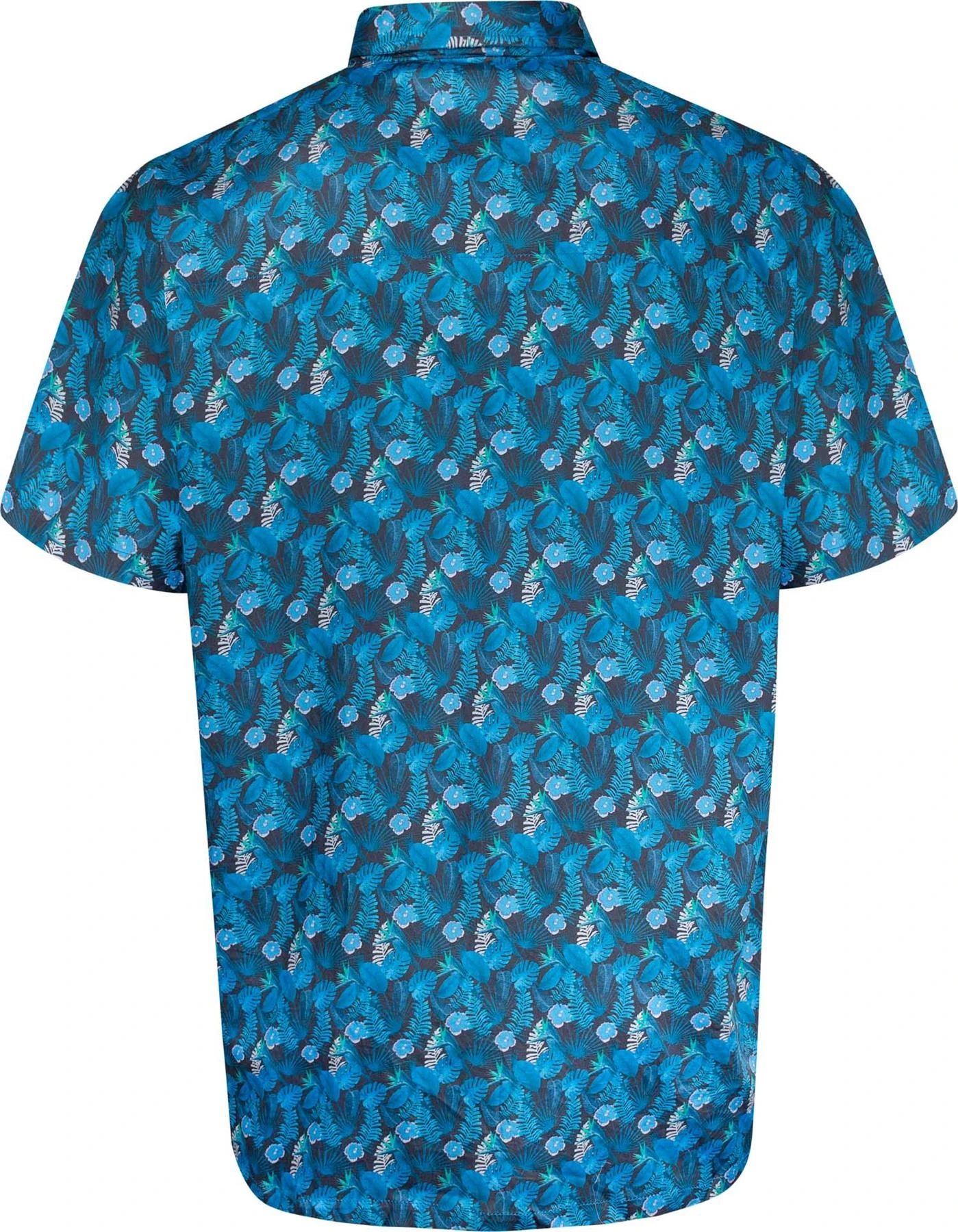 Uptheir Melford Tropical Print Floral SS Shirt - Navy 5 Uptheir Melford Tropical Print Floral SS Shirt - Navy - Image 3