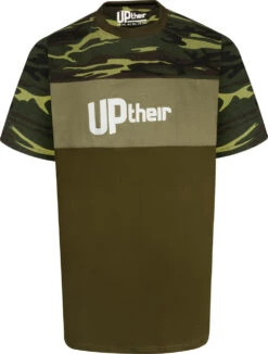 Uptheir Kris Upper Panel Camouflage T-Shirt - Green -Famous Menswear Store tumbnail e9558715 192f 421a 915e dfac0e6c70a7